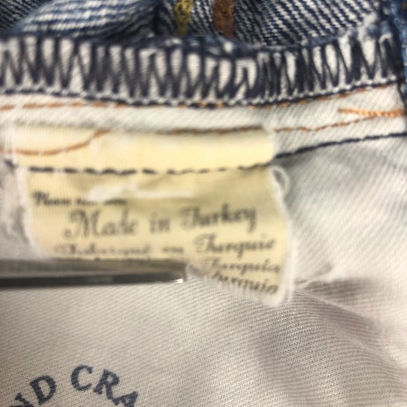 Levi's Made & Crafted Jeans Men's 31 X 31* Tack Slim Fit Blue Distressed Denim - Picture 7 of 16